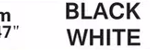 ايبسون 12 مل ليبل أبيض بخط أسود